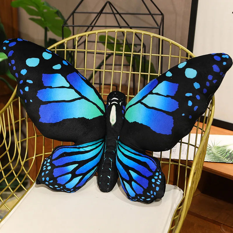 Butterfly Plush - Blue / One size