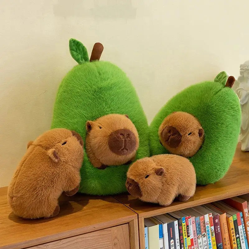 Capybara Avocado Plush - One size