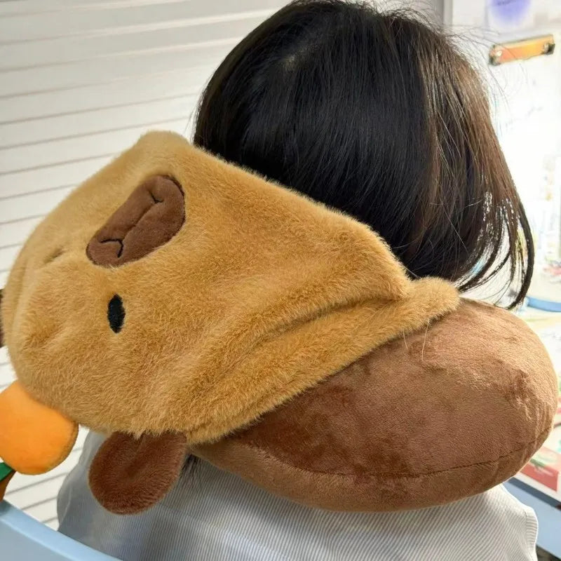 Capybara Plush Neck Pillow