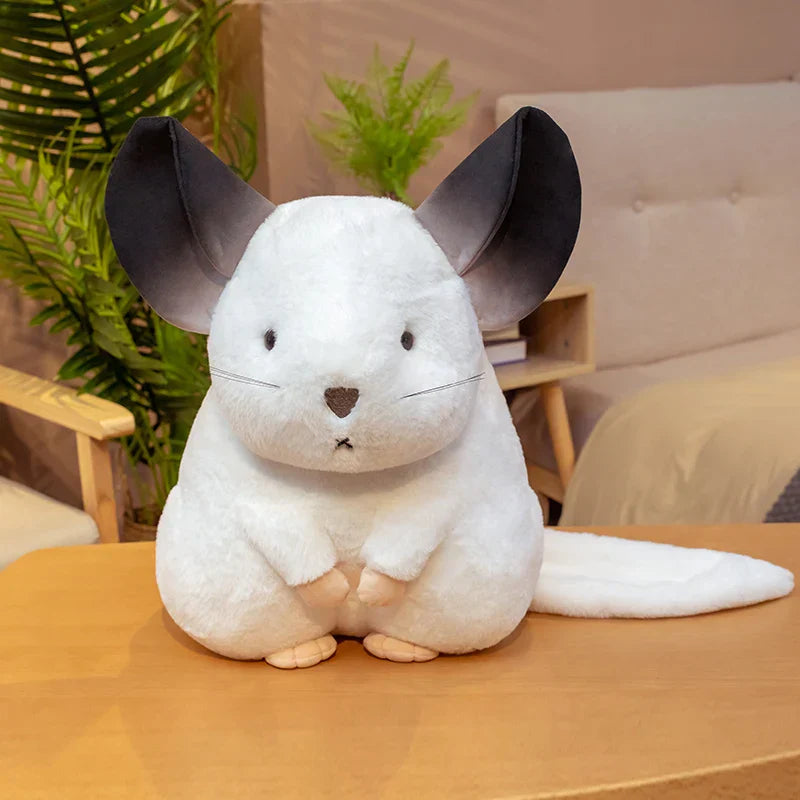 Hamster Pillow Cute Plushy Chinchillas Plush Doll Soft Toy Stuffed Animals Mascot for Kids Christmas Gift Cute Pillows