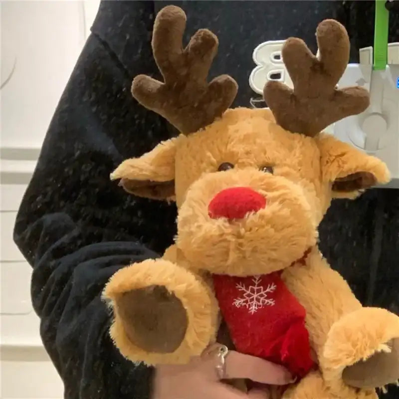 Christmas Reindeer Scarf Plush