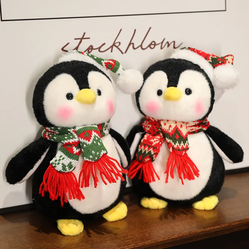 christmas penguin stuffed animal