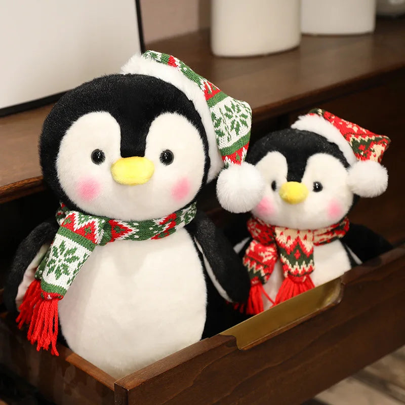 christmas penguin stuffed animal