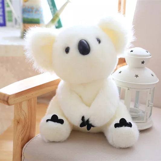 Cute Koala Bear Stuffed Animal - White / 5.1 inches