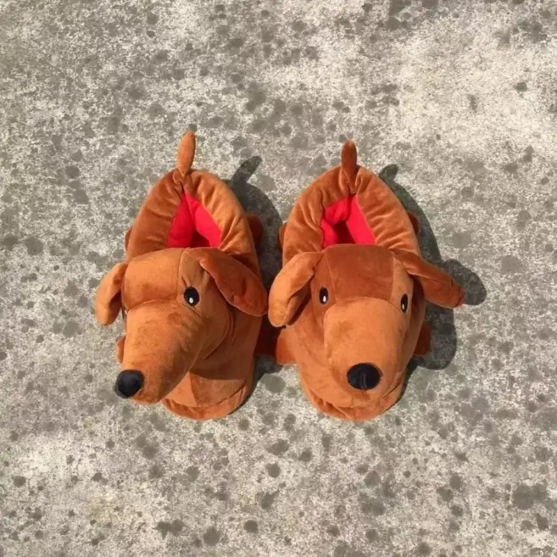 Dachshund Dog Slippers - shoes length 30cm