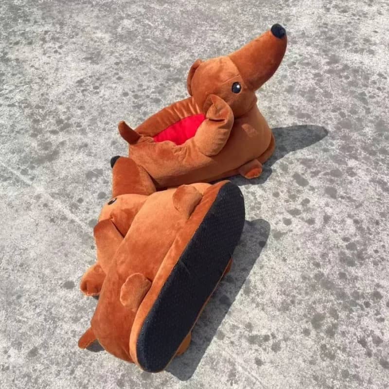Dachshund Dog Slippers - shoes length 30cm