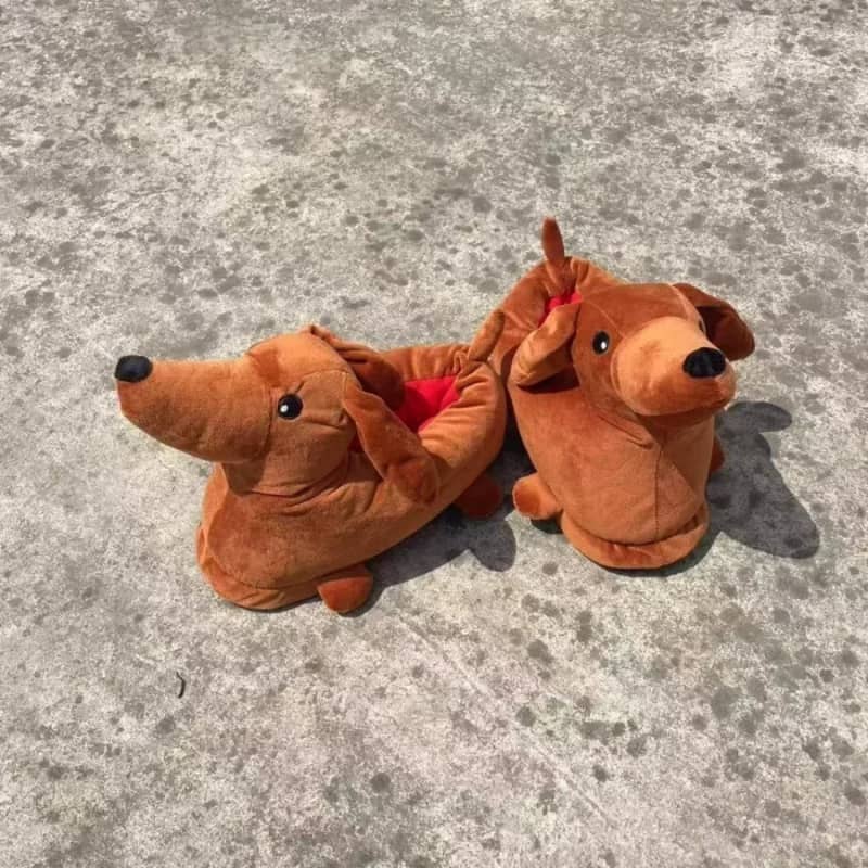 Dachshund Dog Slippers - shoes length 30cm