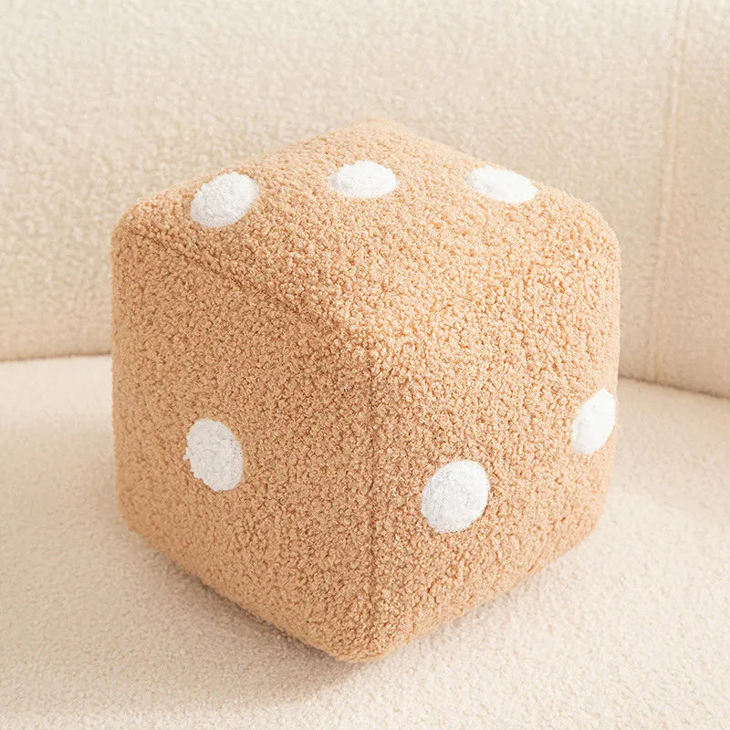 Dice Plush - Brown / 7.9