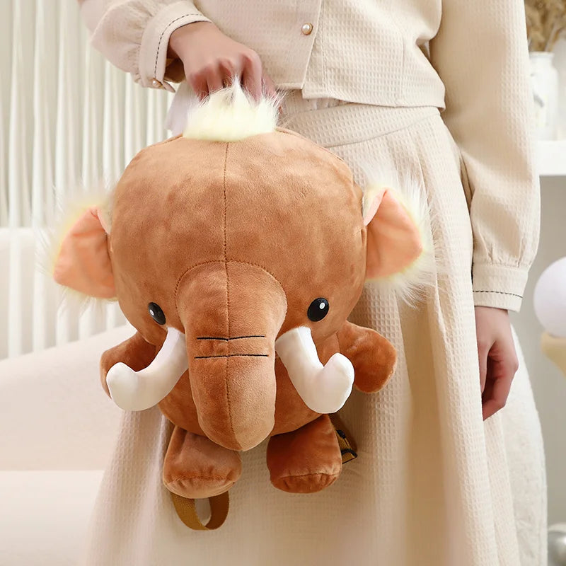 Elephant Plush Backpack - One size
