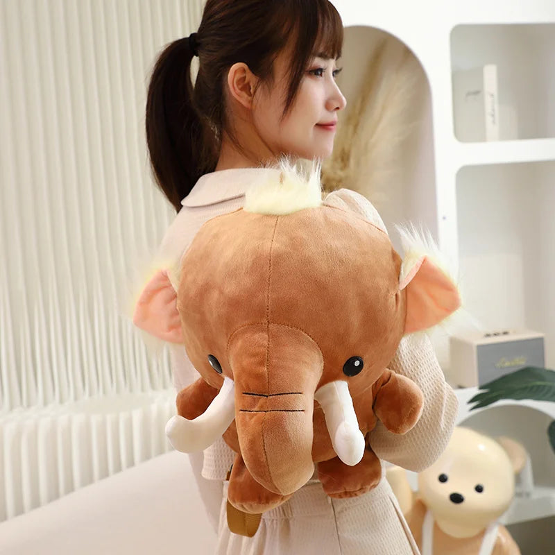 Elephant Plush Backpack - One size
