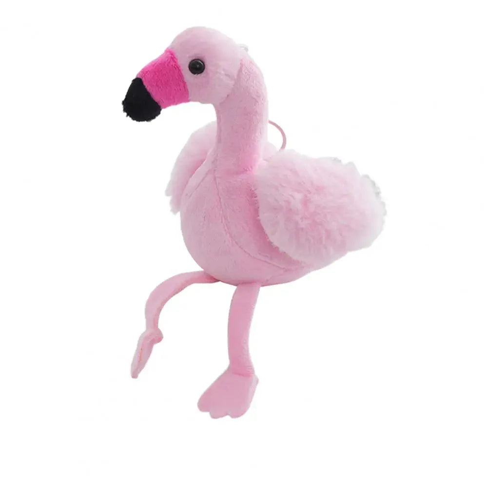 Flamingo Plush Keychain