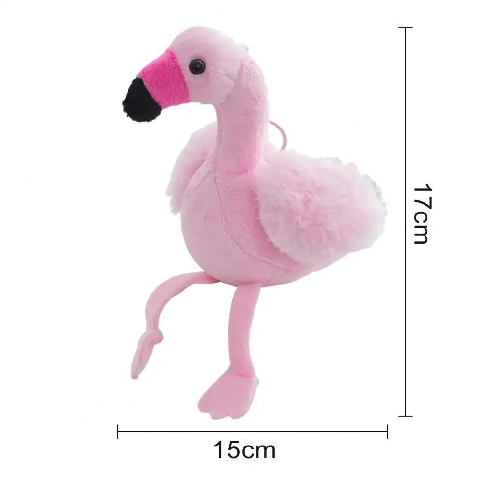Flamingo Plush Keychain