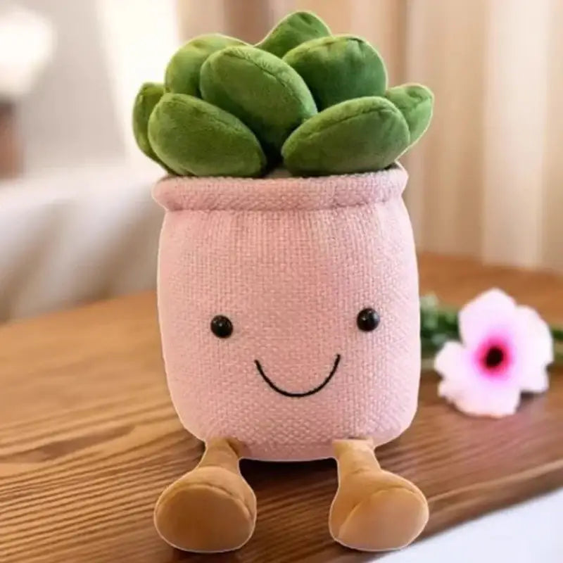 Flower Pot Plush - Pink