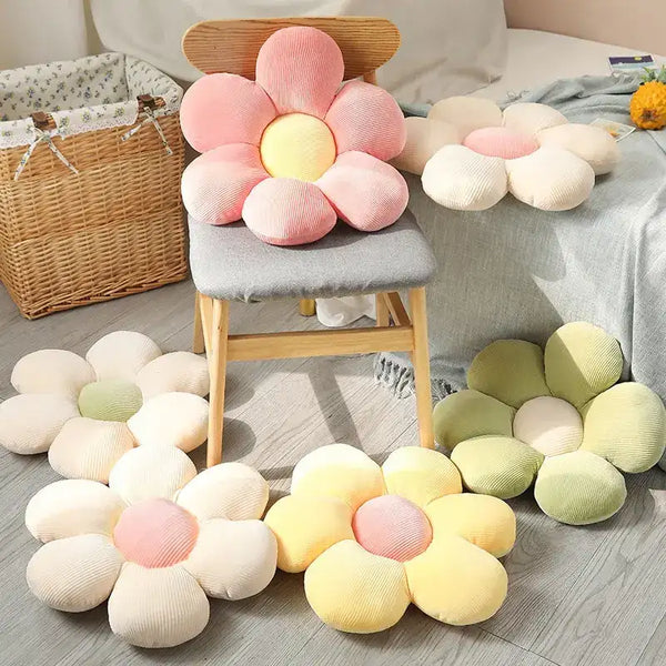 Flowers Plush Pillow