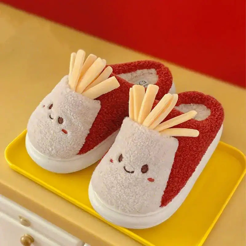 French Fries Slippers - 5.5