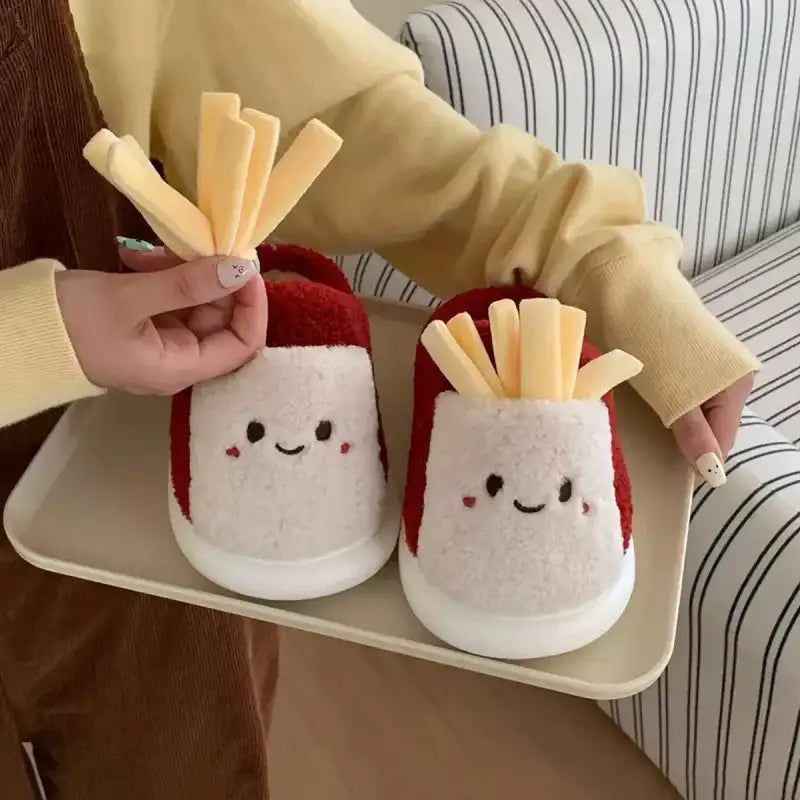 French Fries Slippers