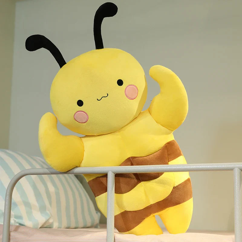Giant Bee Stuffed Animal - Yellow / 22.05