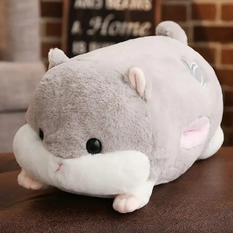 Giant Hamster Plush - Gray / 35.4