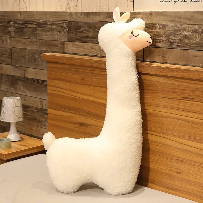Giant Llama Stuffed Animal - White