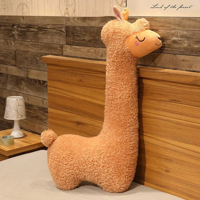 Giant Llama Stuffed Animal - Brown