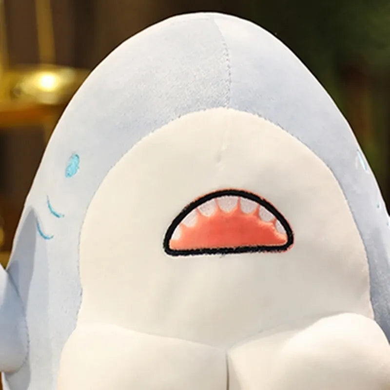 muscle shark plush