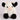 kawaii cow plush - Black