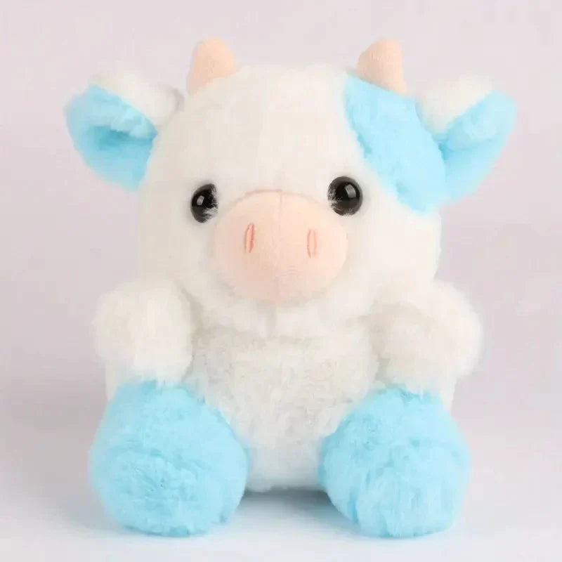 kawaii cow plush - Blue