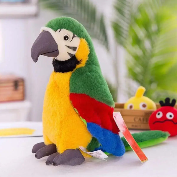 Green Parrot Plush Toy