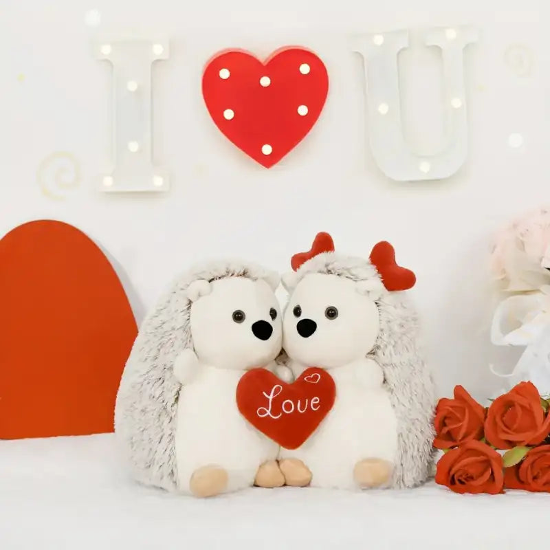 Hedgehog Valentine Plush