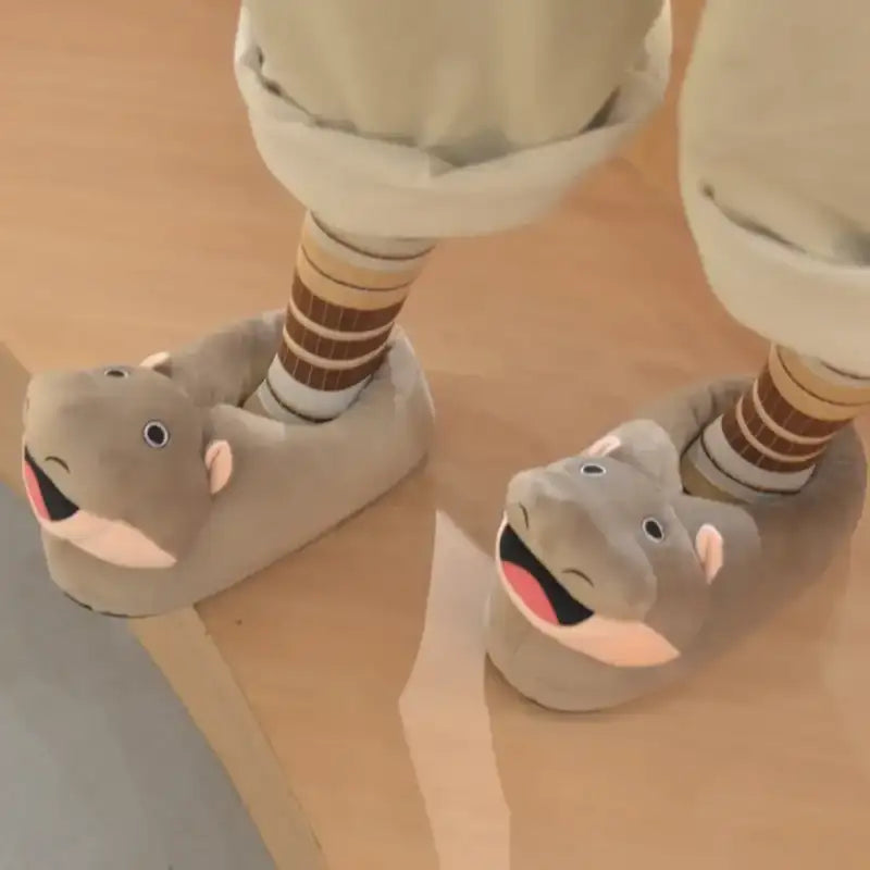 Hippopotamus Slippers