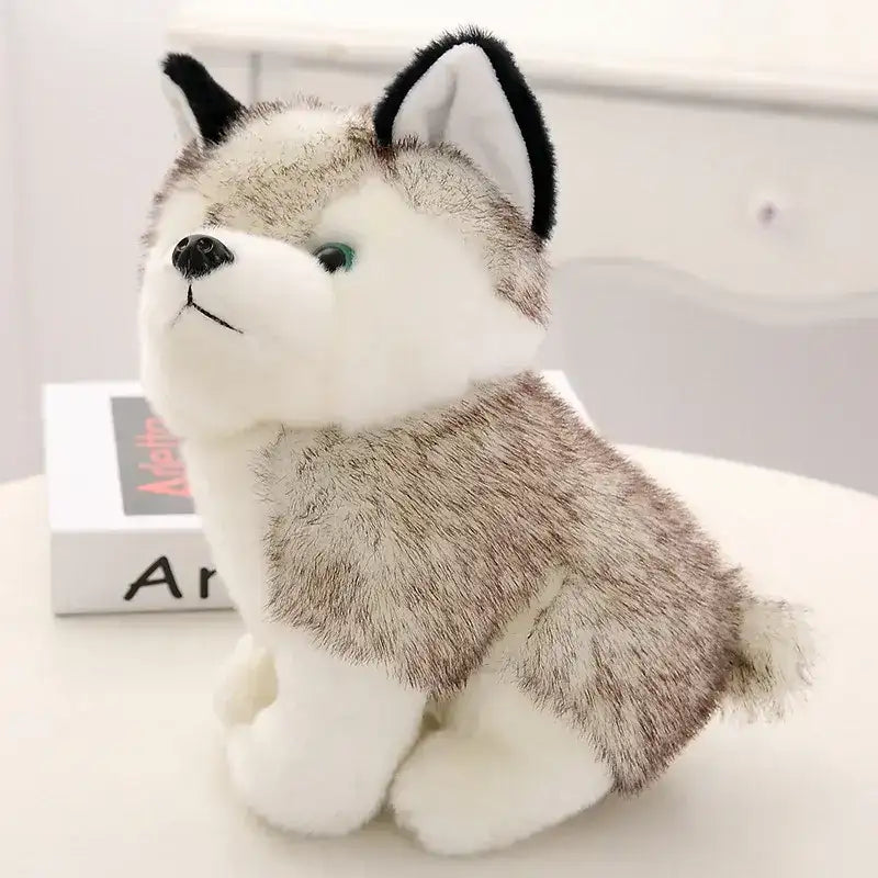 Husky stuffed animal plush toy soft 100% PP cotton for kids