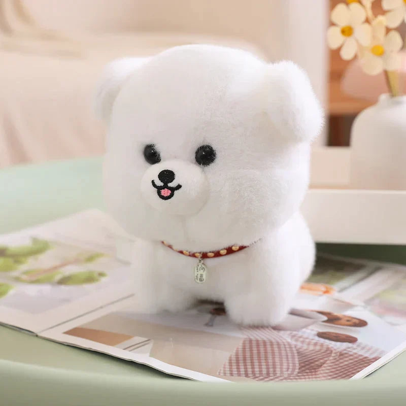 Japanese Dog Plush - White