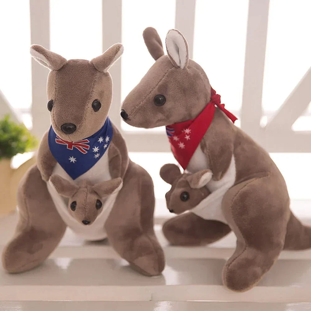 Kangaroo with Joey Stuffed Animal