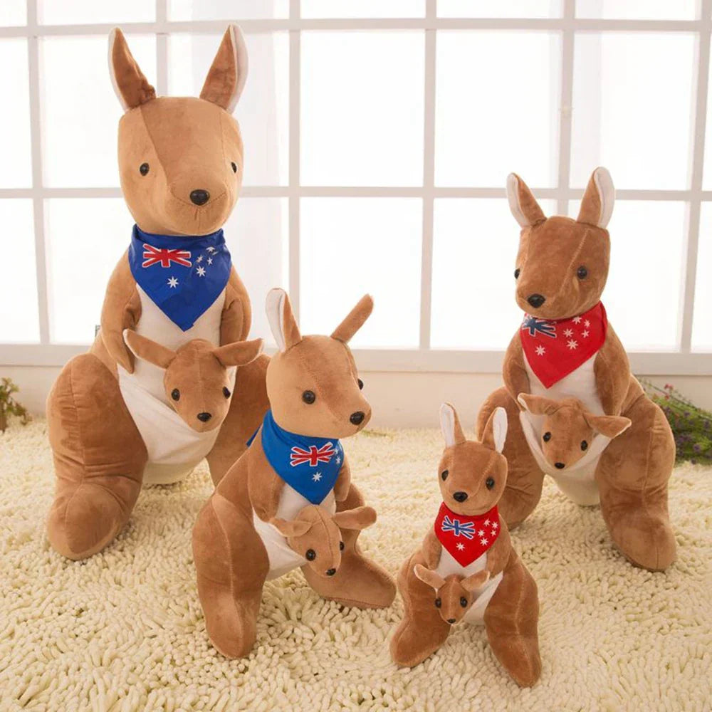Kangaroo with Joey Stuffed Animal