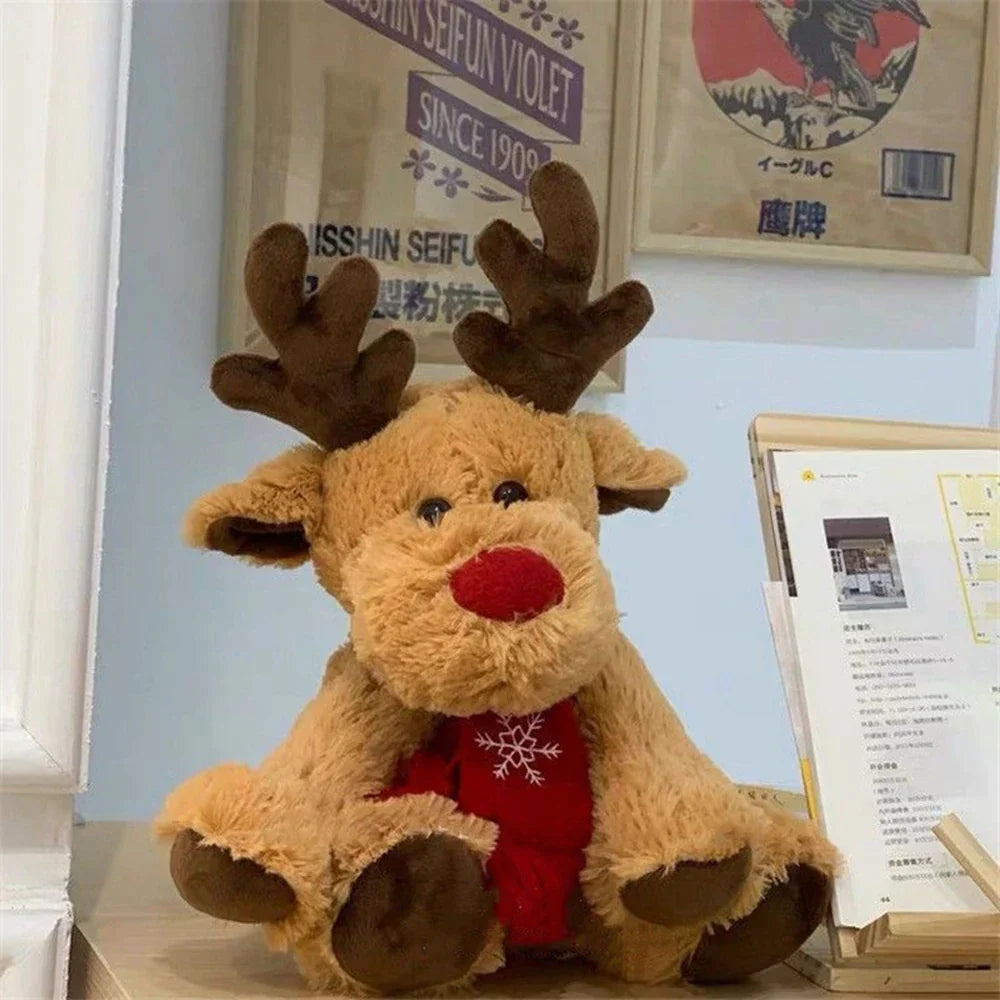 Christmas Reindeer Scarf Plush - Elk doll / 28cm