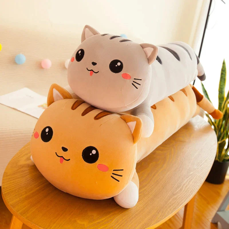 Long Cat Pillow Plush