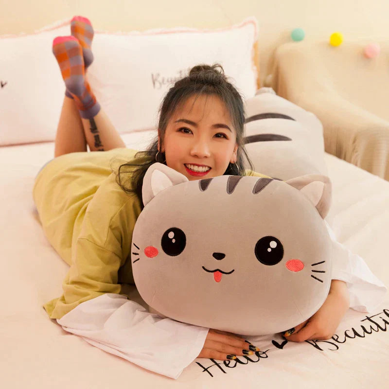 Long Cat Pillow Plush