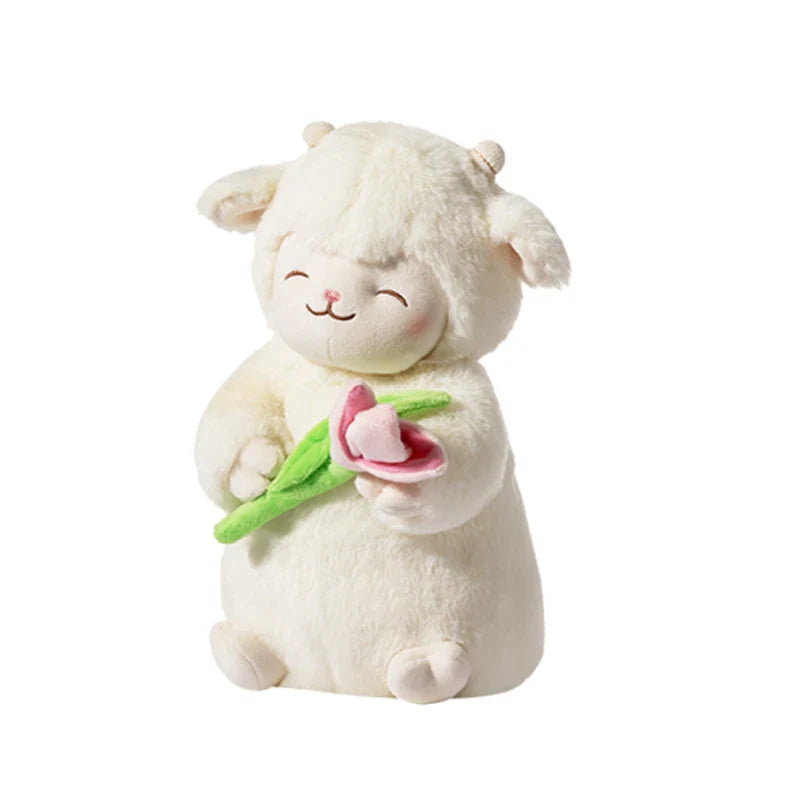 Lamb Hold Tulip plush