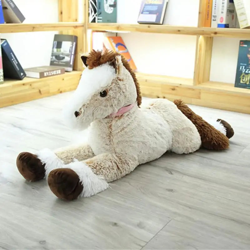 Large Horse Stuffed Animal - Brown