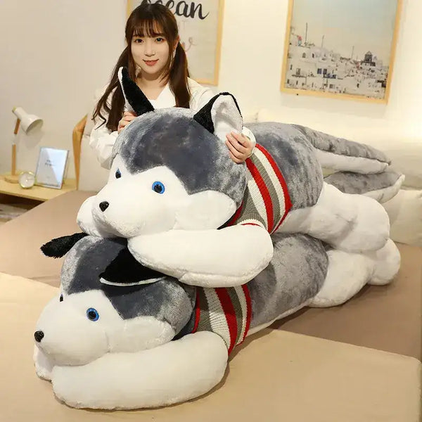 Large Husky Plush Toy