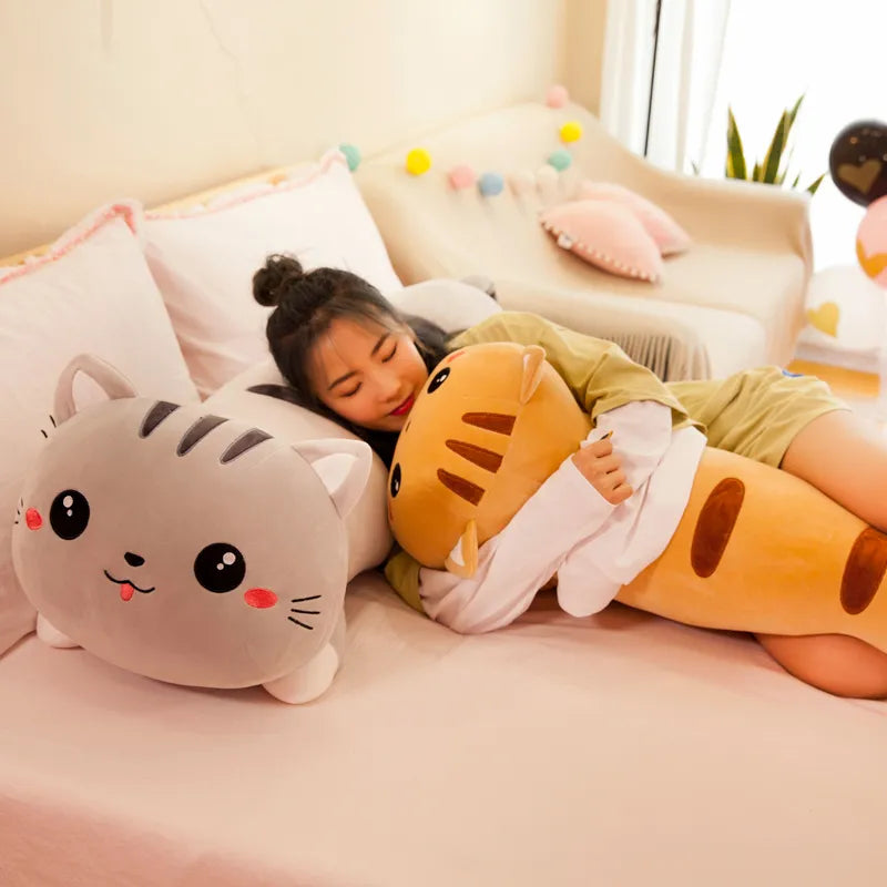 Long Cat Pillow Plush