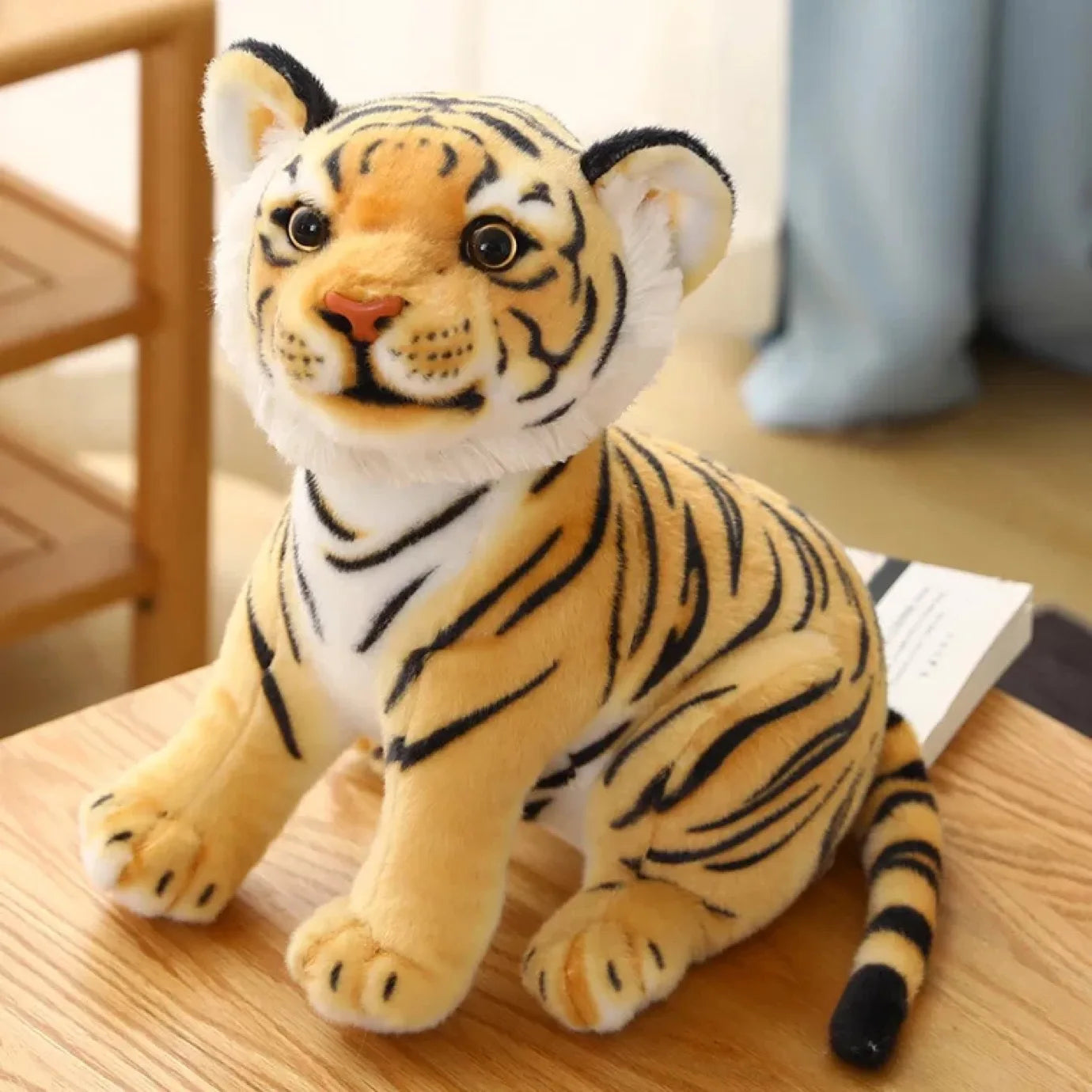 baby tiger stuffed animal - Yellow