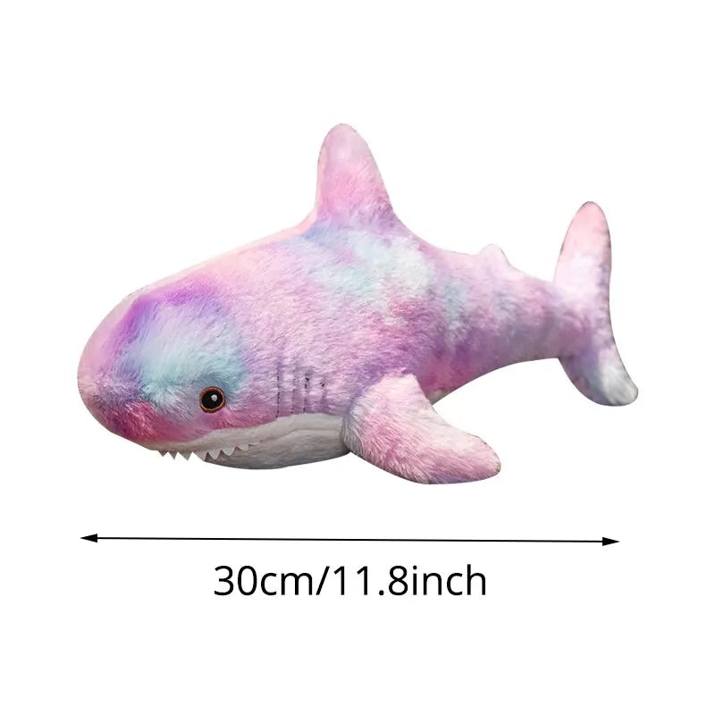 rainbow shark plush