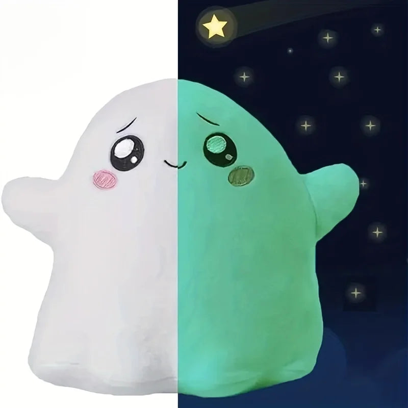 Fluorescent ghost plush