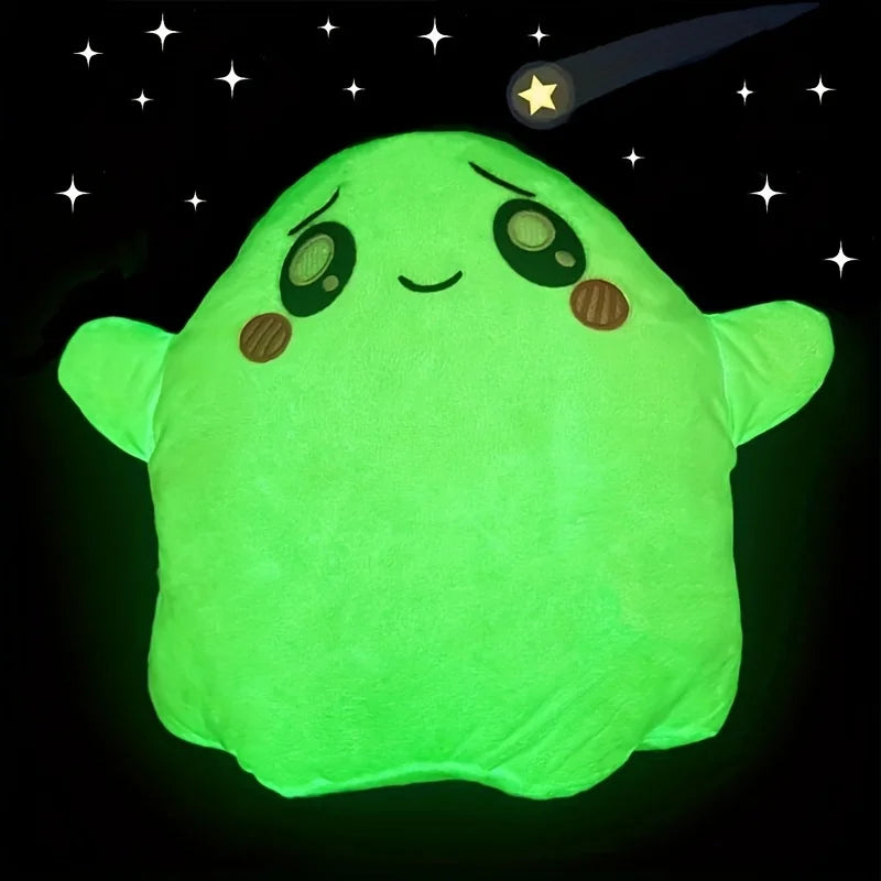 Fluorescent ghost plush