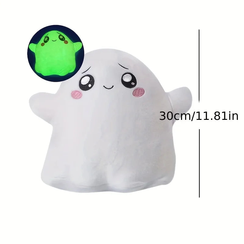 Fluorescent ghost plush