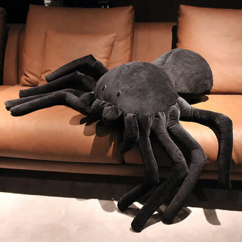 black spider plush - 31.5 inches