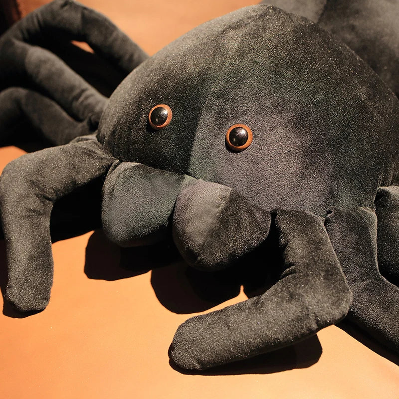 black spider plush