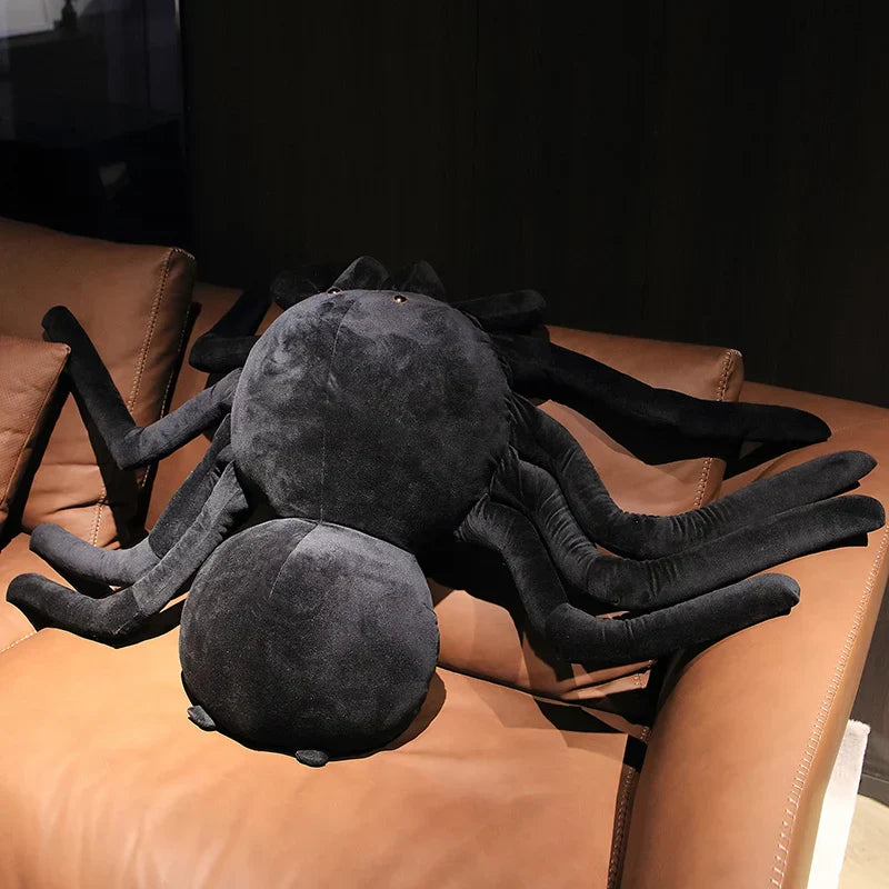 black spider plush