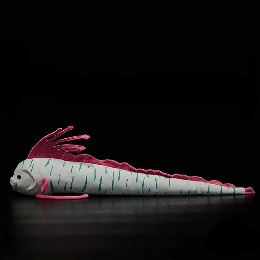 Oarfish High Fidelity Anime Cute Plushie Sea Serpent Plush Toys Lifelike Animals Simulation Stuffed Doll Kawai Toy